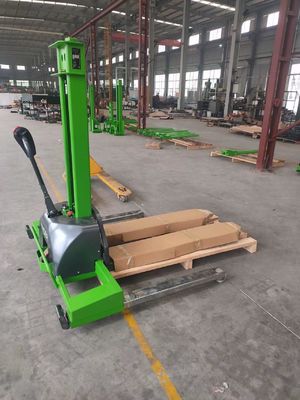 1300mm Lift Height Electric Self Loading Stacker Straddle Stacker for Block Pallets