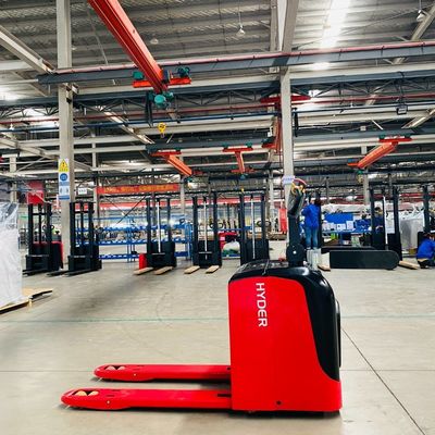 Stand on Electric Pallet Jack 2.5t with American Curtis Controller and Load Center 500mm