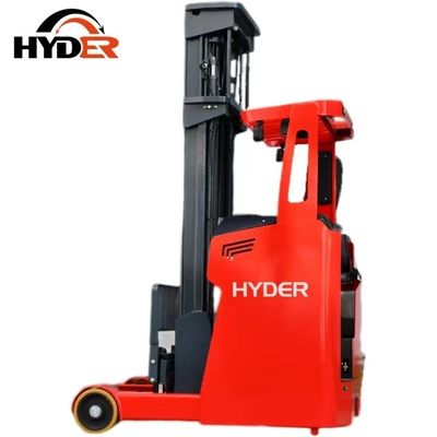1.6 Ton Seated Electric Reach Stacker with Load Capacity of 1.5t-2.5t by Hyder